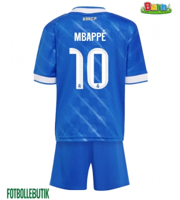 Real Madrid Kylian Mbappe #10 Tredjeställ Barn 2025-26 Kortärmad (+ Korta byxor)